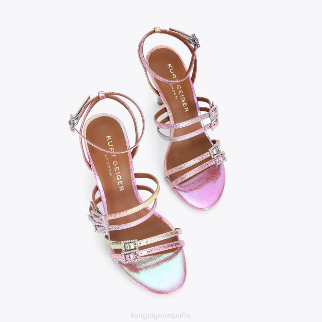 Kurt Geiger mujer pierra londres 2LPR377 | calzados combinación rosa